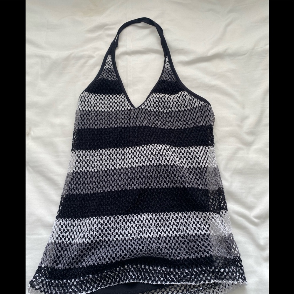 Venus halter top with netting for decor